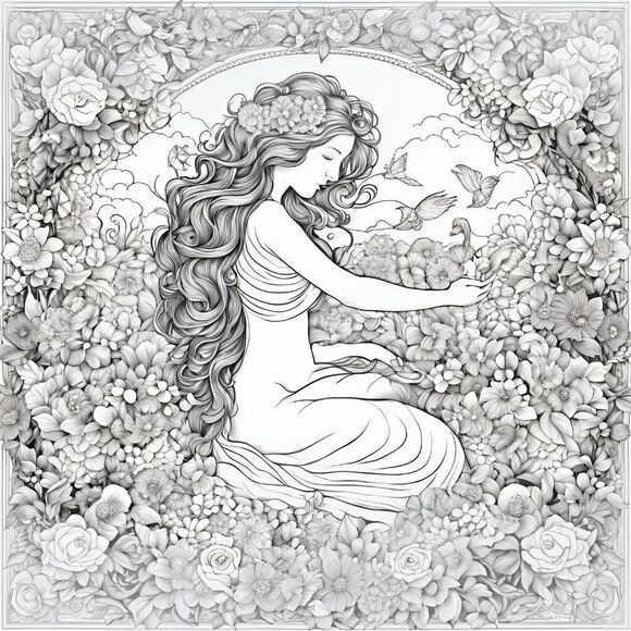 Positive Pregnancy Coloring Book - Picture 3 of 7